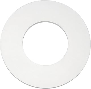 YINETTECH 1pc Cuisine robinet Large Base Réparation Rondelle Aluminium Accessoires de Réparation Plat pour Robinet Douche Fix Argent