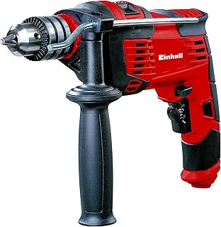 Einhell Perceuse à percussion TH-ID 1000 E (1010 W, Capacité de perçage : bois 32 mm, béton 16 mm, métal 13 mm, Collier de serrage 43 mm, Livrée avec accessoires)