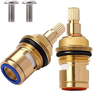 Laiton Céramique Tige Céramique Disque Cartouche Robinet Valve Cartouche Remplacement Robinet Réparation Pièces De Rechange pour Salle De Bains Cuisine Robinet Évier Robinet