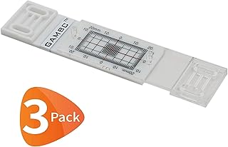 3 Pcs - GAMBC® Jauge manuelle de fissures murales - Fissuromètre pour mesurer et enregistrer les lésions et les fissures sur les surfaces de maçonnerie planes